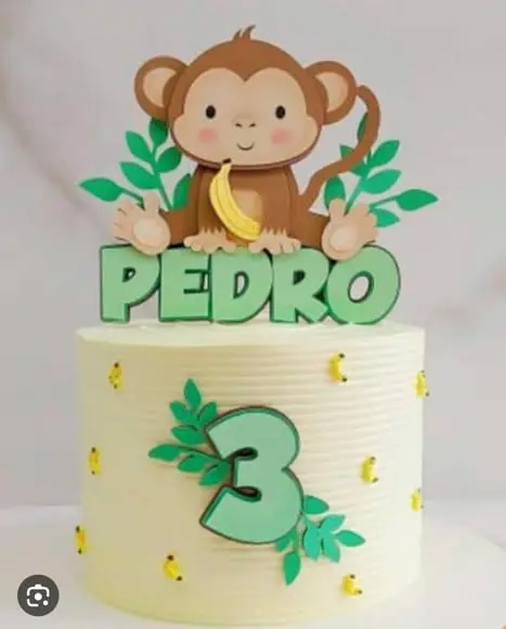 Topo de Bolo Macaquinho