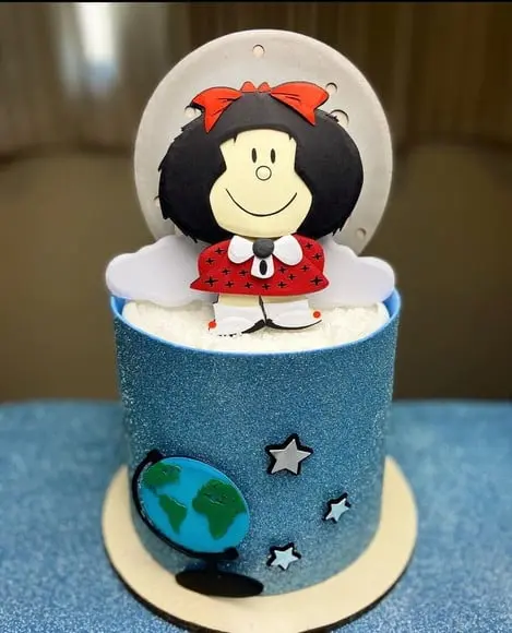 Topo de Bolo Mafalda