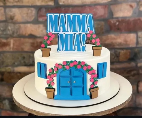 Topo de Bolo Mama Mia