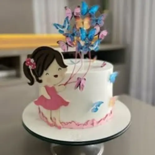 Topo de Bolo Menina
