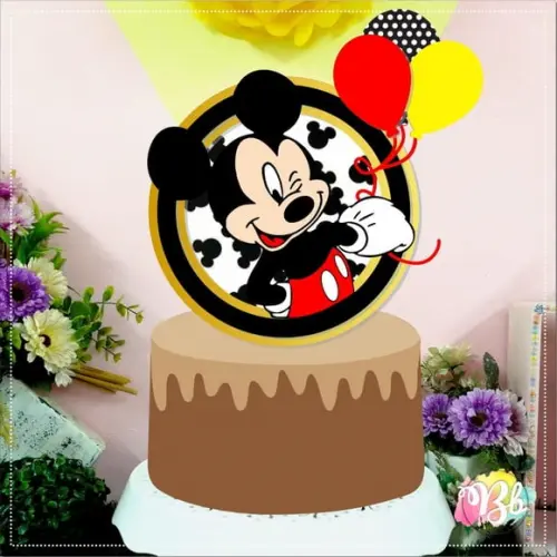 Topo de Bolo Mickey