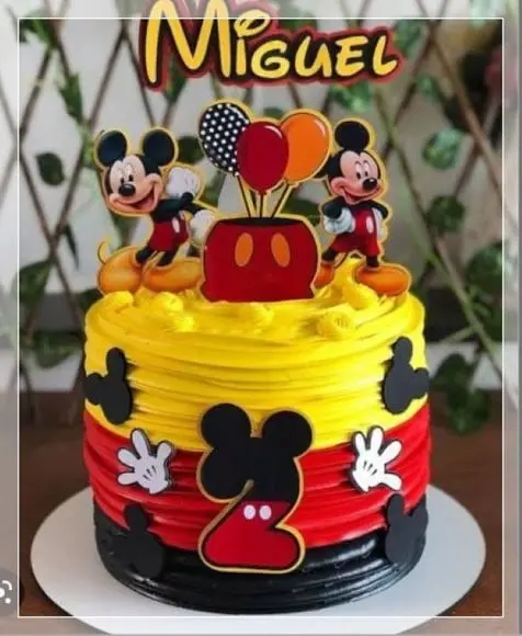Topo de Bolo Mickey