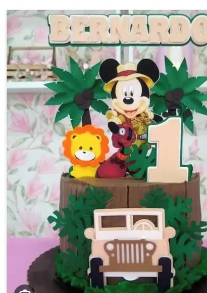 Topo de Bolo Mickey