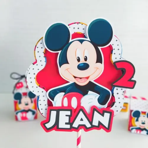 Topo de Bolo Mickey