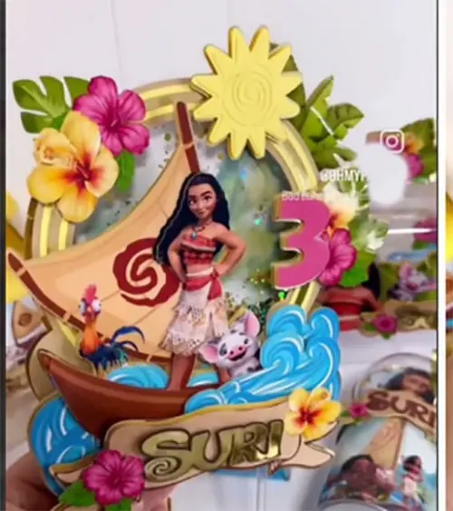 Topo de Bolo Moana