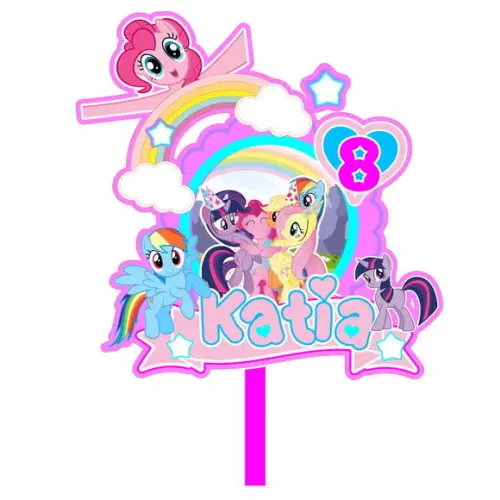 Topo de Bolo My Little Poney