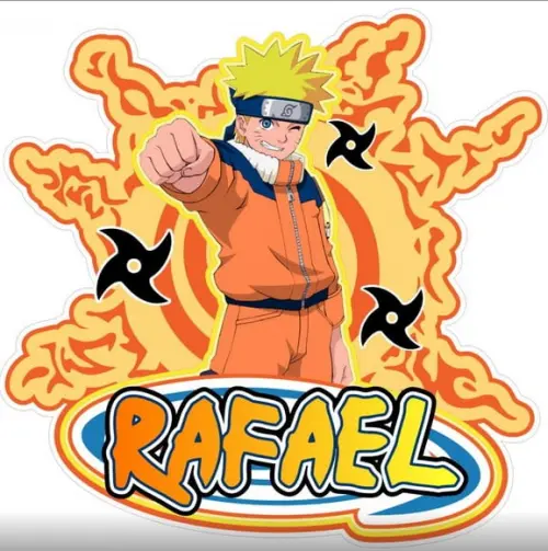 Topo de Bolo Naruto