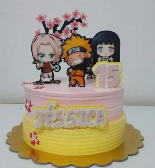 Topo de Bolo Naruto