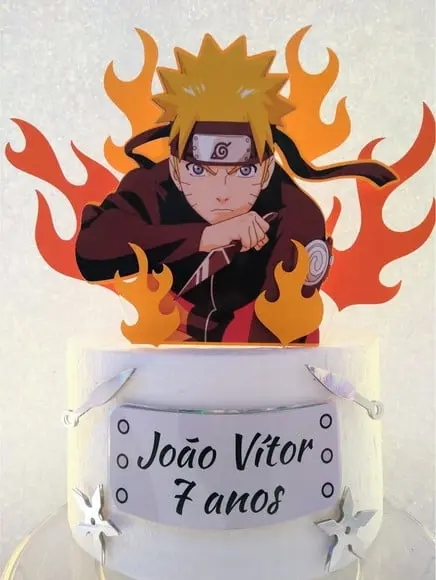 Topo de Bolo Naruto