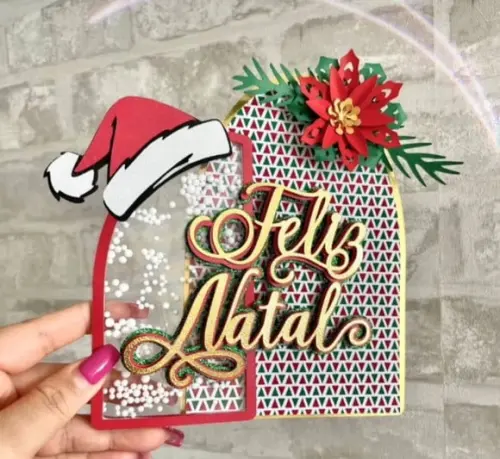 Topo de Bolo Natal