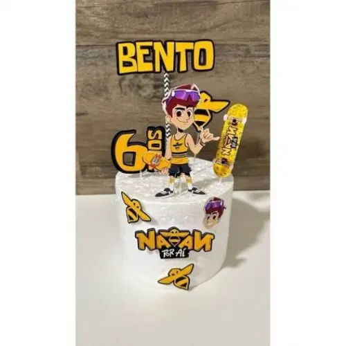 Topo de Bolo Natan
