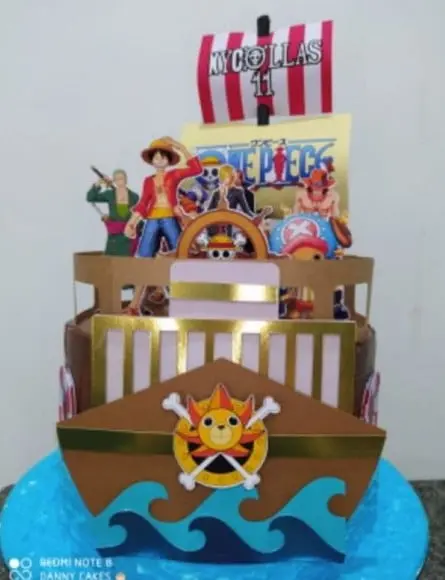 Topo de Bolo One Piece