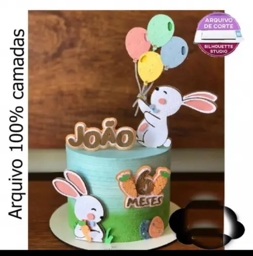 Topo de Bolo Páscoa