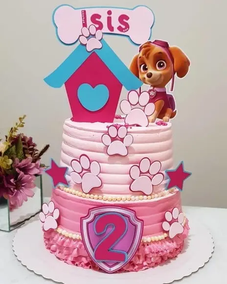 Topo de Bolo Patrulha Canina