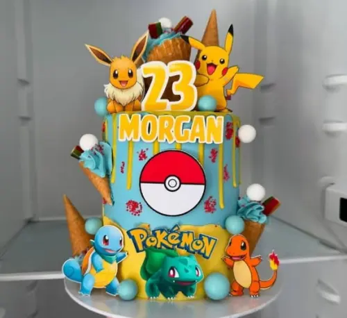 Topo de Bolo Pokemon