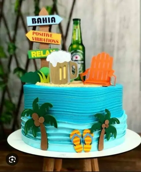Topo de Bolo Praia