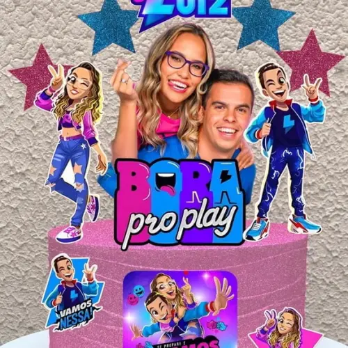 Topo de Bolo Rafa e Luiz
