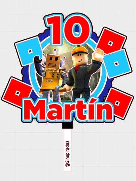 Topo de Bolo Roblox
