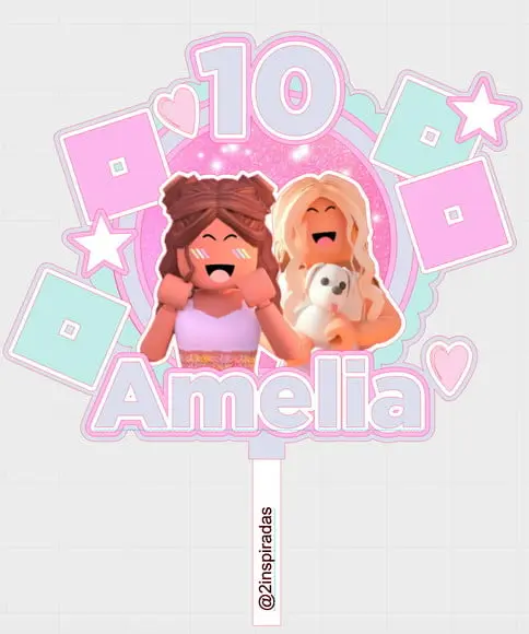 Topo de Bolo Roblox