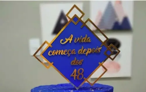 Topo de Bolo Retangular