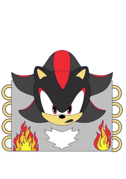 Topo de Bolo Sonic