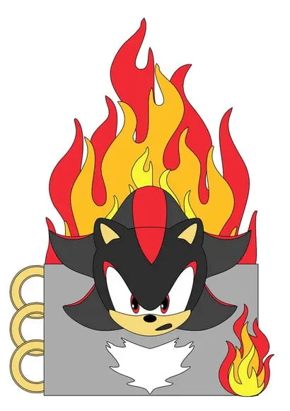Topo de Bolo Sonic