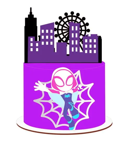 Topo de Bolo Spidey