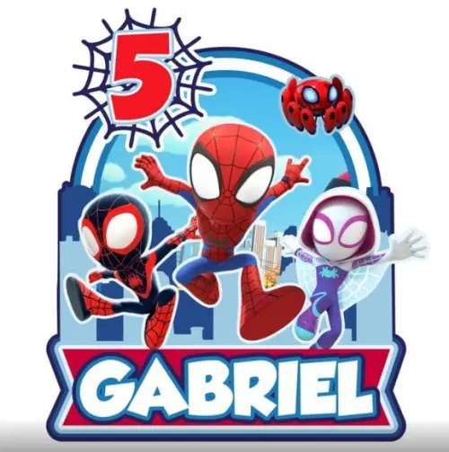Topo de Bolo Spidey