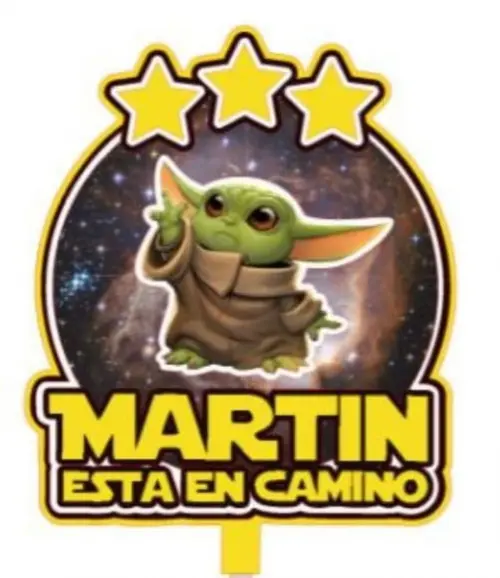 Topo de Bolo Star Wars