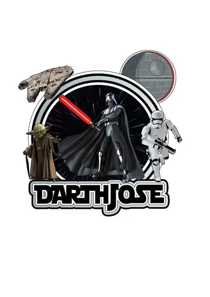 Topo de Bolo Star Wars