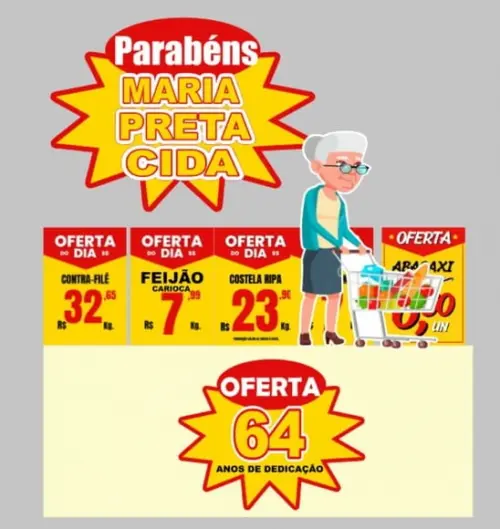 Topo de Bolo Supermercado
