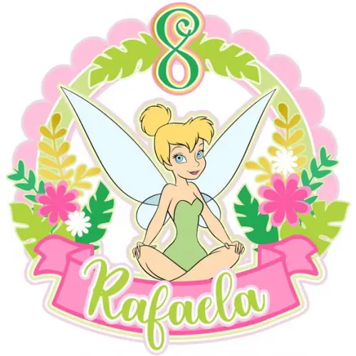 Topo de Bolo Tinker Bell