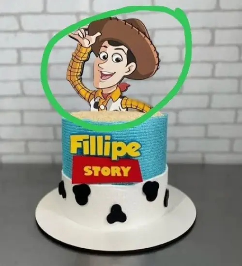 Topo de Bolo Toy Story