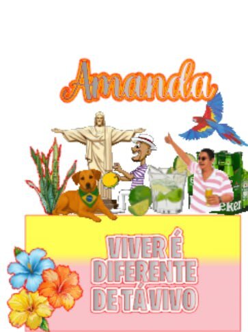 Arquivo de corte topo de bolo Brasilidades