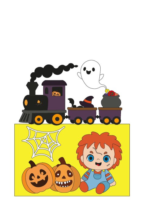 Arquivo de corte topo de bolo halloween