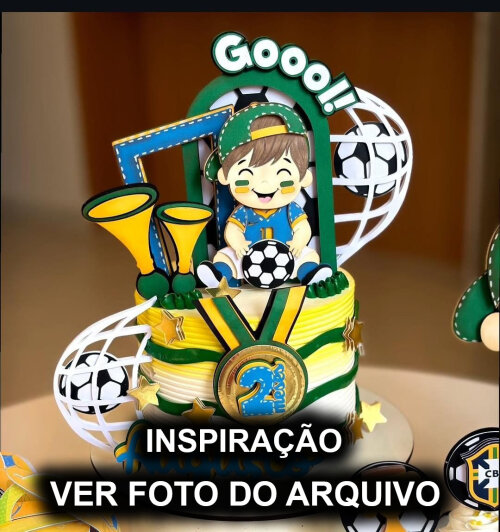 Arquivo de corte Topo de Bolo Copa do Mundo
