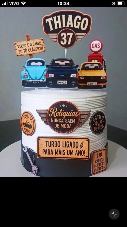 Arquivo de corte topo de bolo Carros