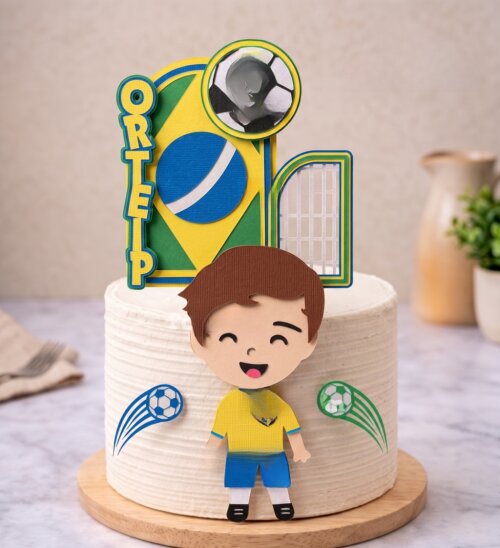 Arquivo de corte topo de bolo Copa do Mundo
