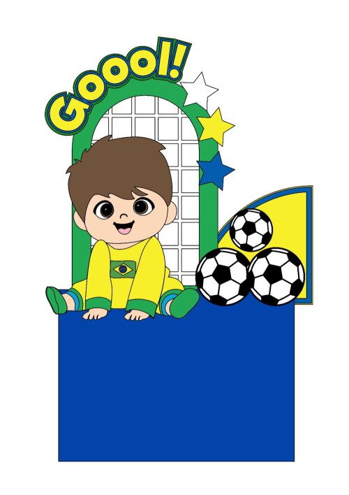 Arquivo de corte topo de bolo Copa do Mundo