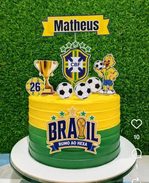 Arquivo de corte topo de bolo Copa do Mundo