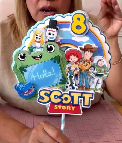Arquivo de corte topo de bolo Toy Story