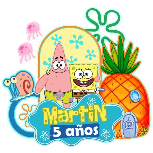 Topo De Bolo Bob Esponja