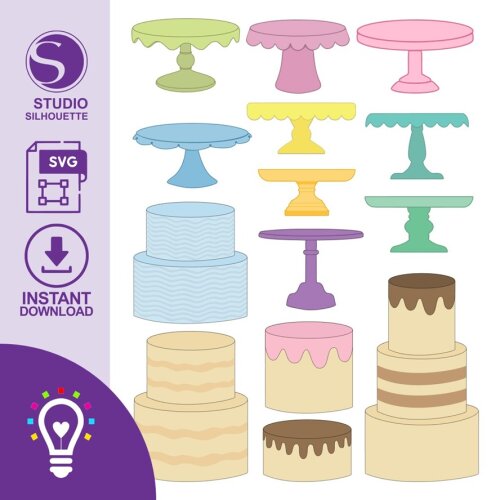 Mock up para montagem do arquivo de Topo de Bolo
