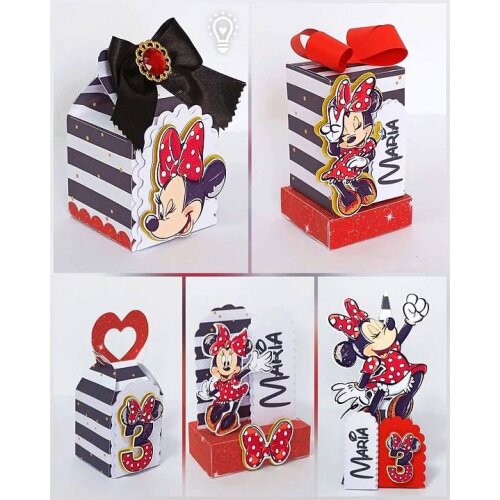 Arquivo de corte Festa Pronta Minnie
