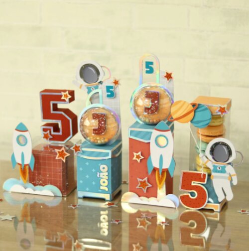 Arquivo de corte Festa Pronta Astronauta