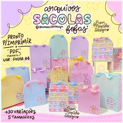 Arquivo de corte Sacola