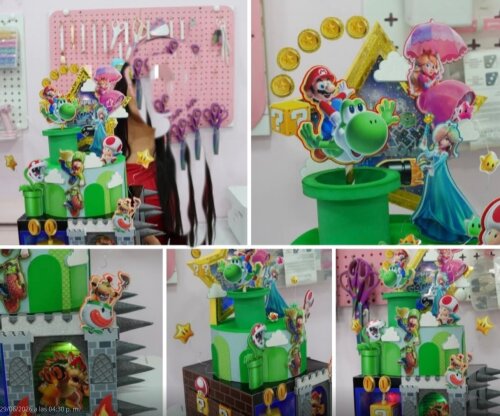 Arquivo de corte Centro de Mesa Super Mario