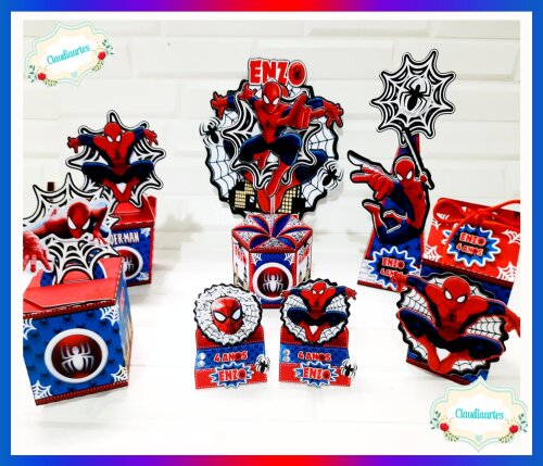Arquivo de corte Festa Pronta Homem Aranha