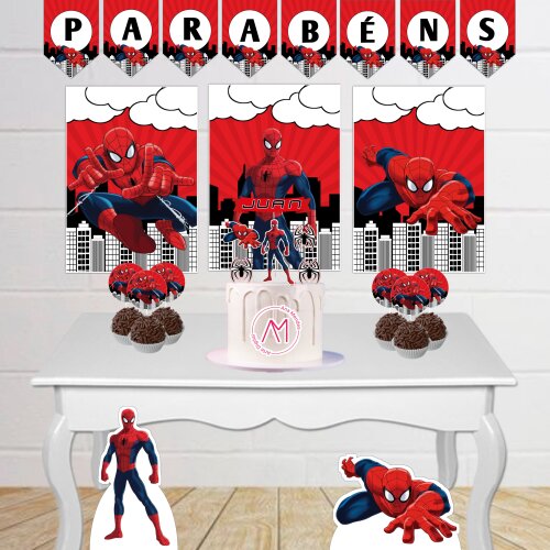 Arquivo de corte Festa Pronta Homem Aranha