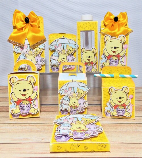 Arquivo de corte Festa Pronta Ursinho Pooh